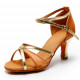 Hot sell heel 7cm women Blue Latin Dance Shoes