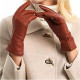 Women Napa Lambskin Leather Gloves Wool Cashmere Fleece Lining High Quality Winter Leather Gloves