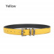 Women's Skinny Genuine Leather Belts With For Jeans Adjustable Fashion Thin Waist Belt With Pin Buckle