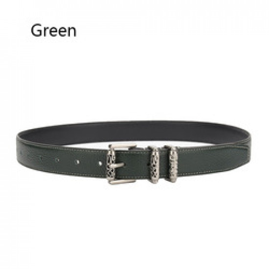 Women's Skinny Genuine Leather Belts With For Jeans Adjustable Fashion Thin Waist Belt With Pin Buckle