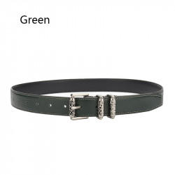 Women's Skinny Genuine Leather Belts With For Jeans Adjustable Fashion Thin Waist Belt With Pin Buckle