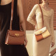Custom Label New Trendy Contrast Color Womens Handbags Wholesale Pu Leather Flap Handbags Fashion Design Vgean Ladies Hand Bags